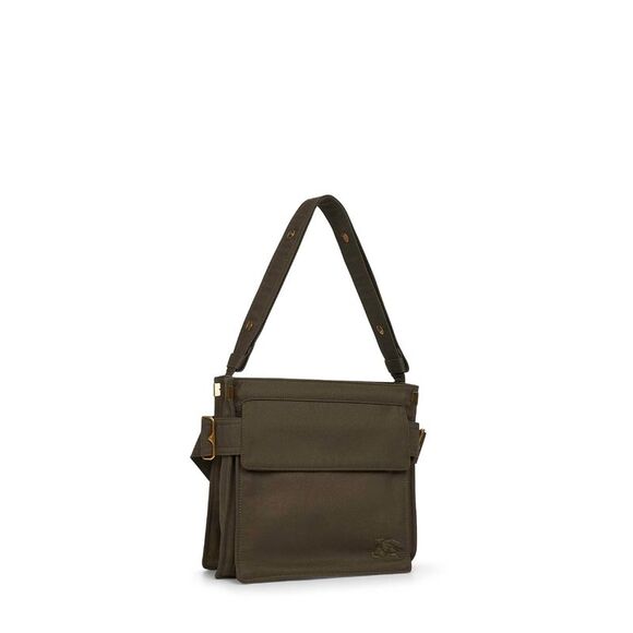 Burberry Men Green Small Trench Tote Crossbody Bag - Picture 2 of 5